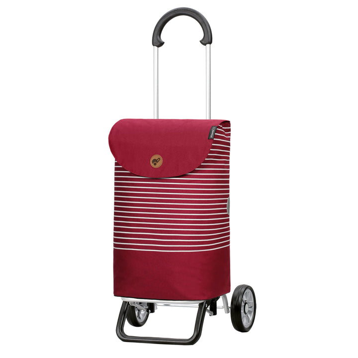 ANDERSEN Einkaufstrolley - Scala Shopper Plus Tilde rot 37 L einkaufen, hochwertig, modern, Aluminiu