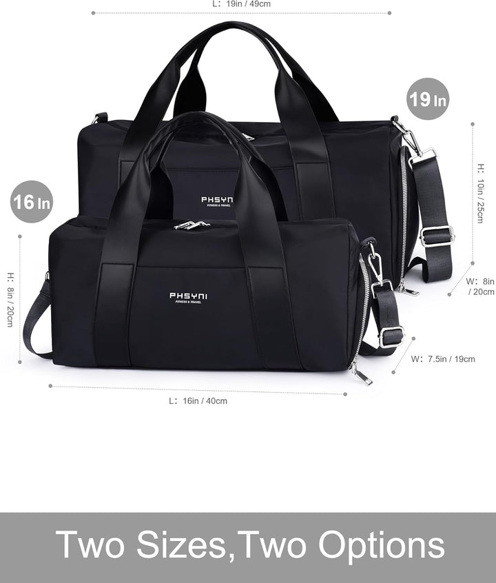 19 Zoll Sporttasche Reisetasche für Damen,wasserdichte Handgepäcktasche,Trainingstasche für Reisen S