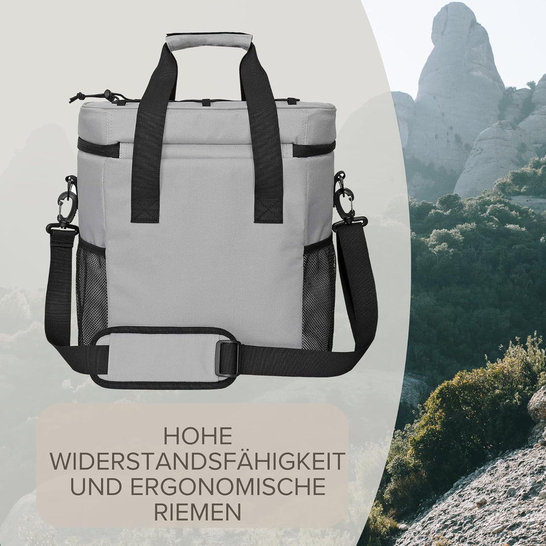 mnam 26L Kühltasche Faltbare Picknicktasche - Luchtasche - Kühltasche Strand - Getränke Picknickkorb