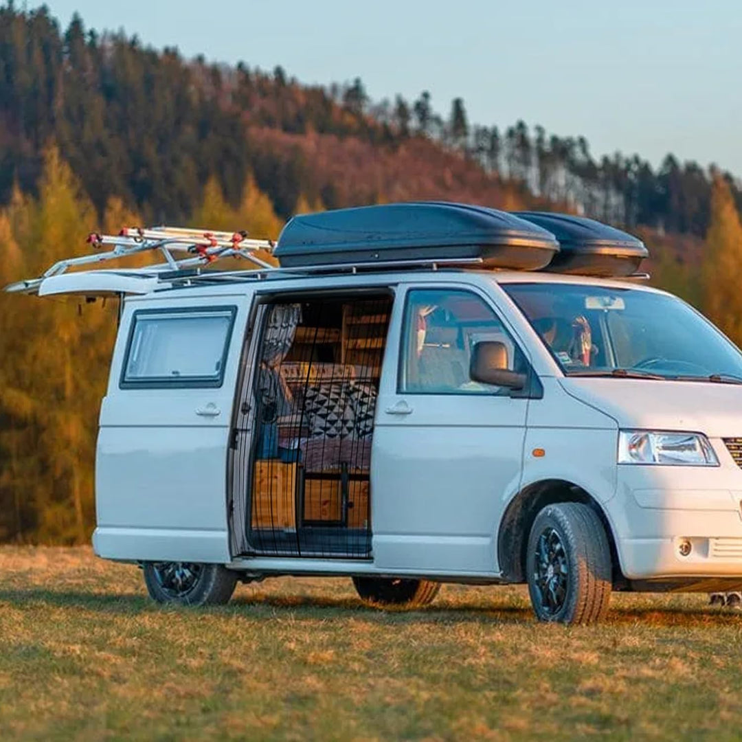 Moskitonetz Magnetisch für VW T5 T6 Schiebetür, Insektennetz & Auto-Fliegengitter mit Sonnenschutz u