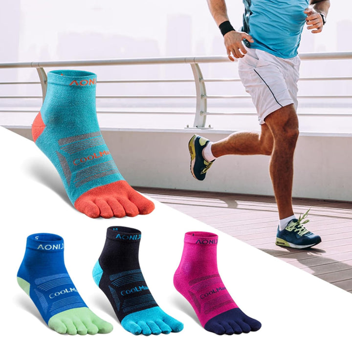 TRIWONDER Zehensocken für Herren, Damen, Adult Socken, Atmungsaktiv Sportsocken, Fünf Finger Socken