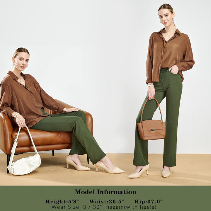 Tapata Damen 71cm/76cm/81cm/86cm Bootcut Stretch-Hose mit 4 Taschen, Tall/Lang/Regulär/Petite Für Bü