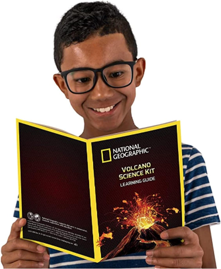 Bandai – National Geographic – Entdeckerset – Bau und Ausbruch eines Vulkans – mit 2 Vulkansteinen –