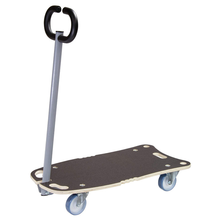 WAGNER Transportroller Transporthilfe 1187 I Schichtholz mit Grip I 80 x 40 x 14,5 cm, Tragkraft 300