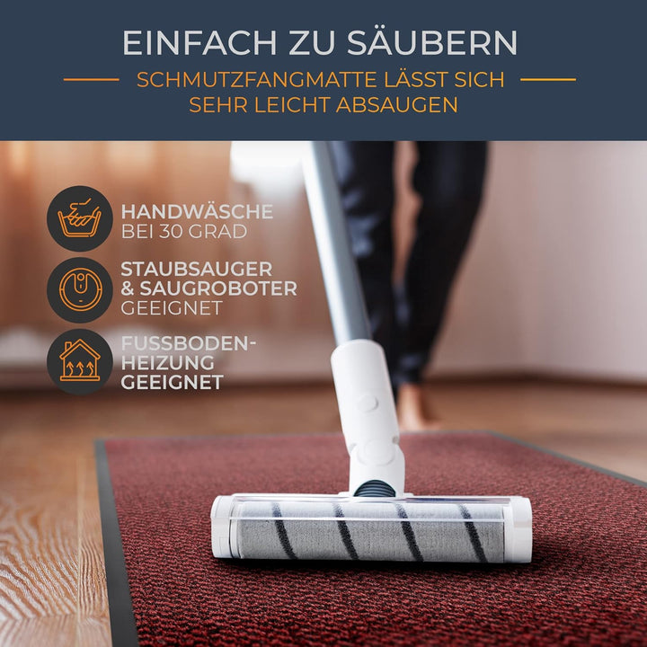 TIMELEOS Fussmatte Schmutzfangmatte mit äusserst starker Schmutz und Feuchtigkeitsaufnahme Eingangst