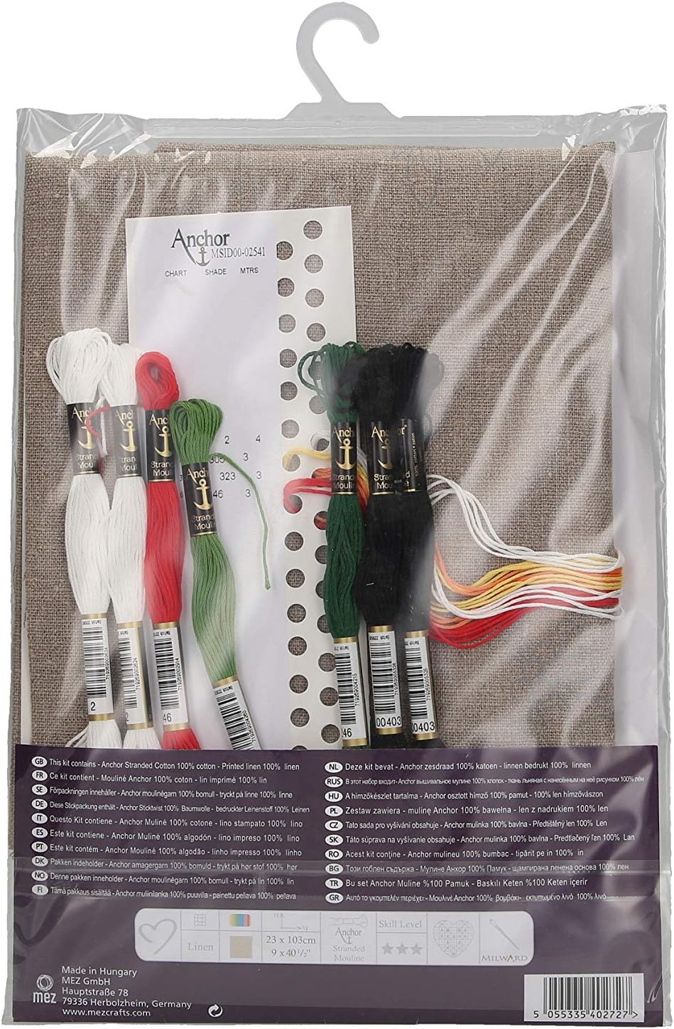 Anchor Essential Kits Freestyle Farbe:Xmas Tulips Runner, Xmas Tulips Runner