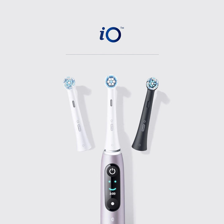 Oral-B iO Gentle Care Zahnbürstenspitzen, Packung mit 4 Stück Weiss, Weiss