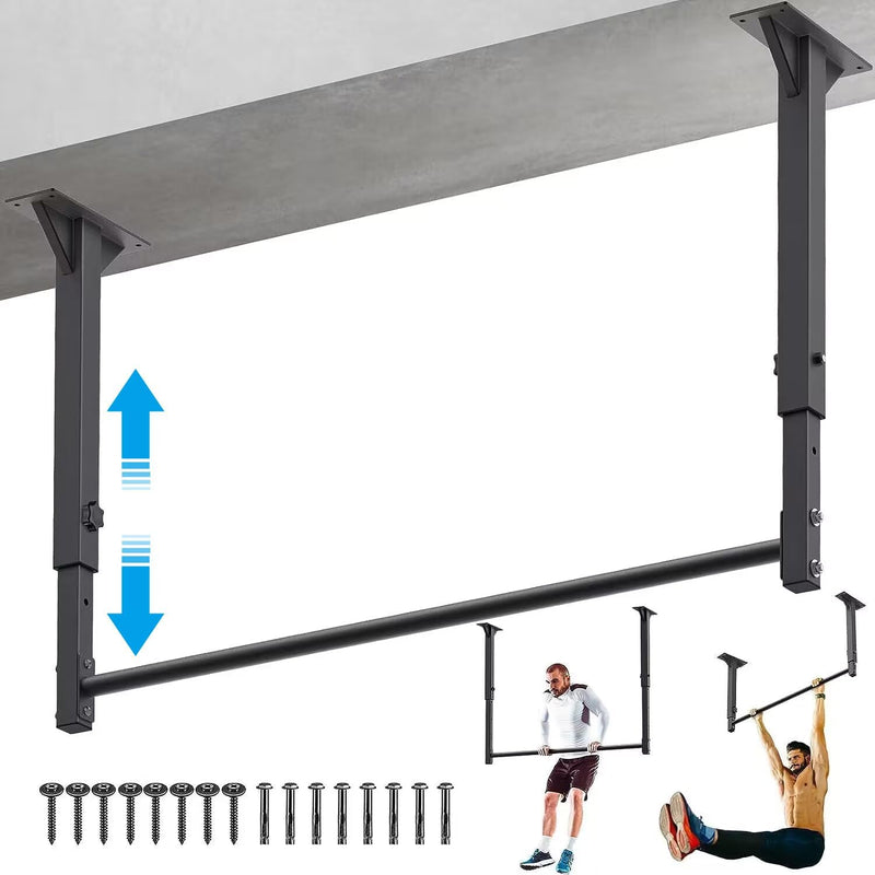 Kipika Ceiling Mount Pull Up Bar Base Size：9.4x3.5 new, Base Size：9.4x3.5 new