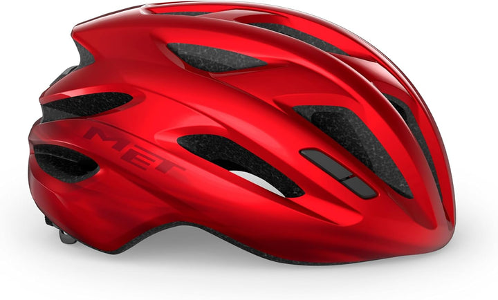 MET Idolo Fahrrad Hel, Rot Metallic Glänzend, Einheitsgrösse