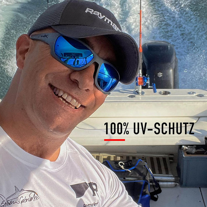 Wiley X │ WX Climb | Sonnenbrille Herren | Sonnenbrille Herren Polarisiert │ 100% UVA/UVB-Schutz | I