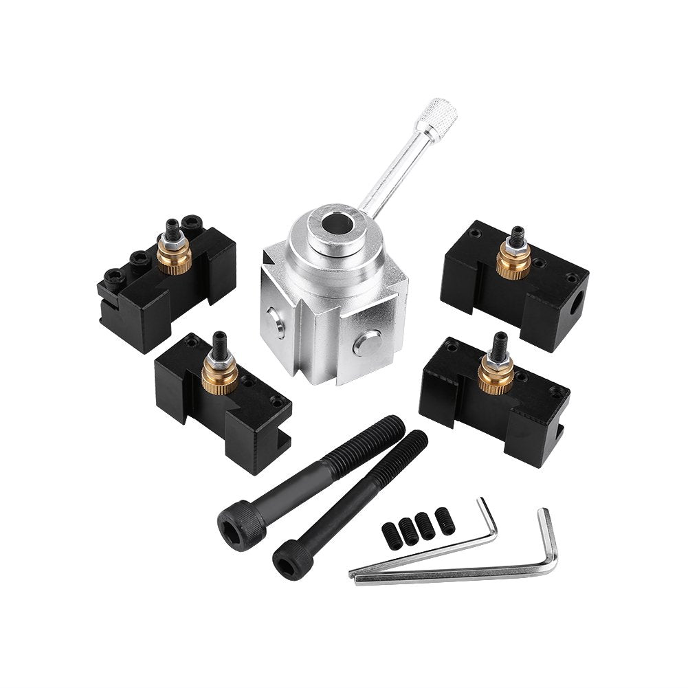 Wakects Mini Quick Change Tool Post Holders, Werkzeughalter, Schnellwechsel, Rotationsstange, Werkze