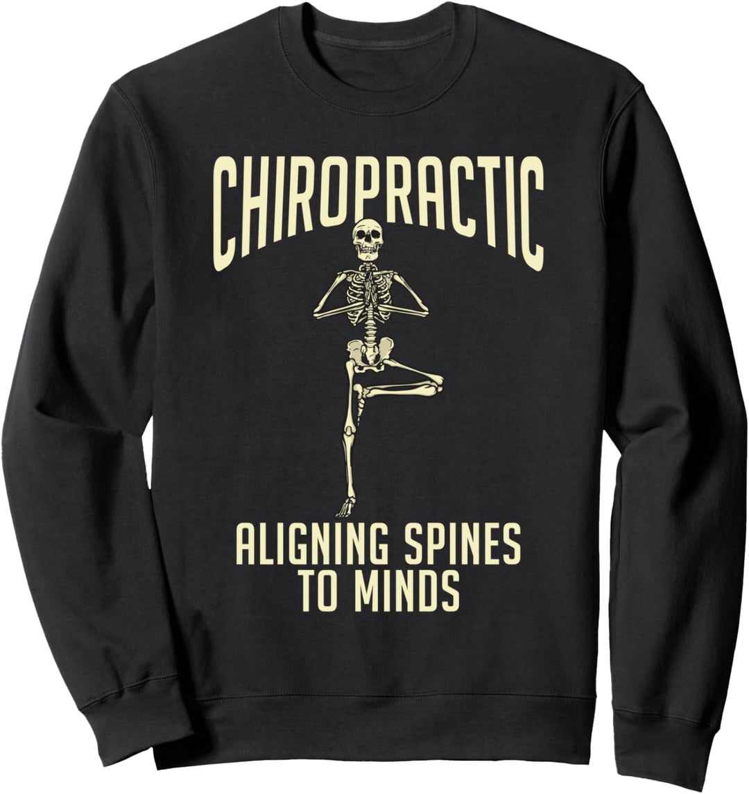 Chiropraktische Ausrichten von Stacheln in Minds - Rückenleh Sweatshirt