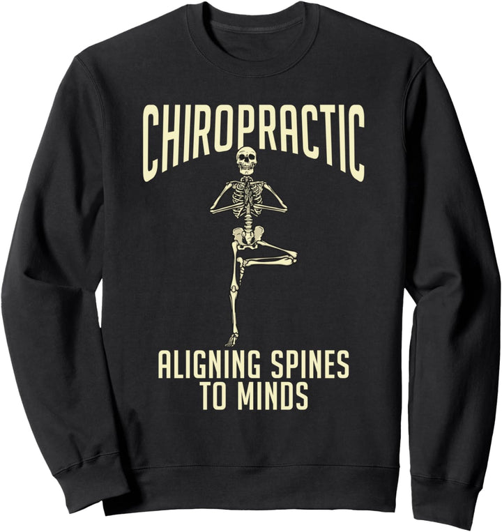 Chiropraktische Ausrichten von Stacheln in Minds - Rückenleh Sweatshirt