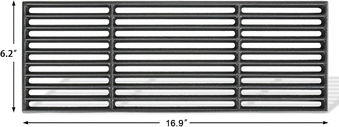 GFTIME 43 x 72,5cm Gusseisen Grillrost und Grillplatte für Charbroil Advantage 225s, Enders Boston 4