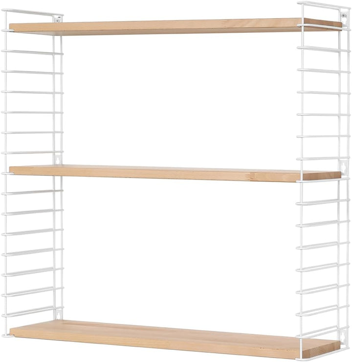 Tomado Zeitloses und modulares Wandregal, holz, Wood/White, 70x21x68 cm, Wood/White