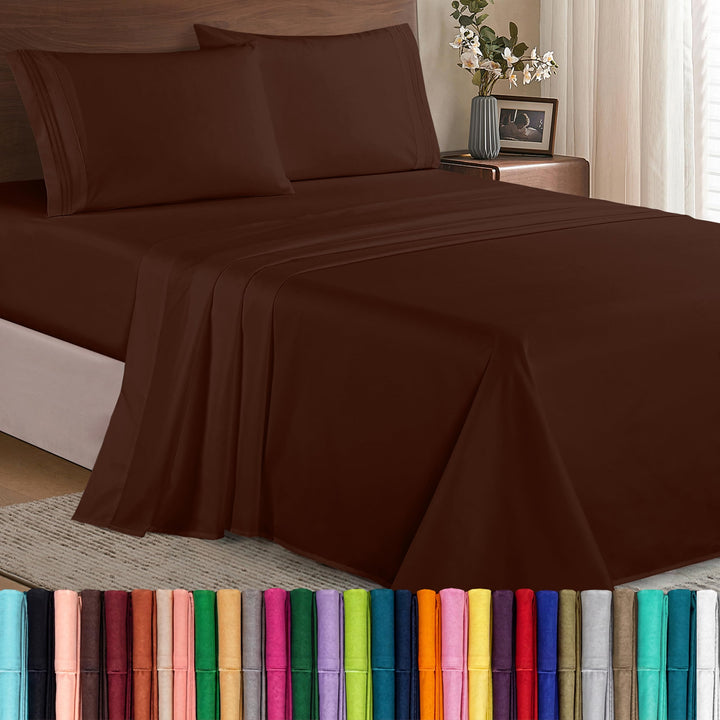 Elegant Comfort Bettwäsche-Set, luxuriös, weich, Fadenzahl 1500, ägyptische Qualität, Knitter- und l