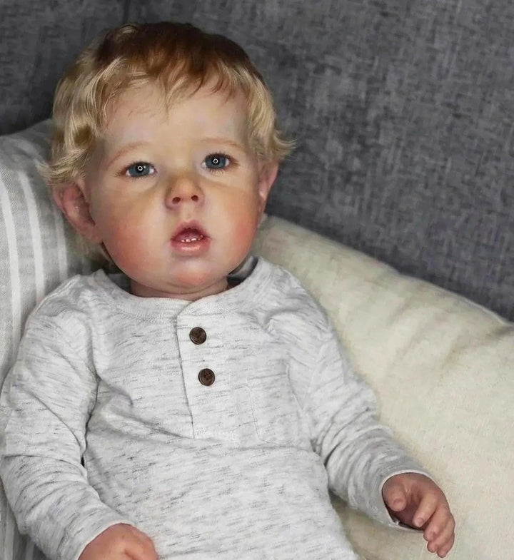 Zero pam Reborn Baby Vollsilikon Lebensecht 50CM Reborn Puppen Lebensecht 3D Haut Silikon Baby Junge