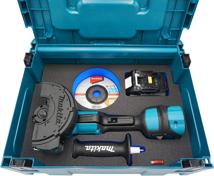 APTEX Schaumeinlage passend für Makita Akku-Winkelschleifer DGA 517 MakPac Gr. 2-3