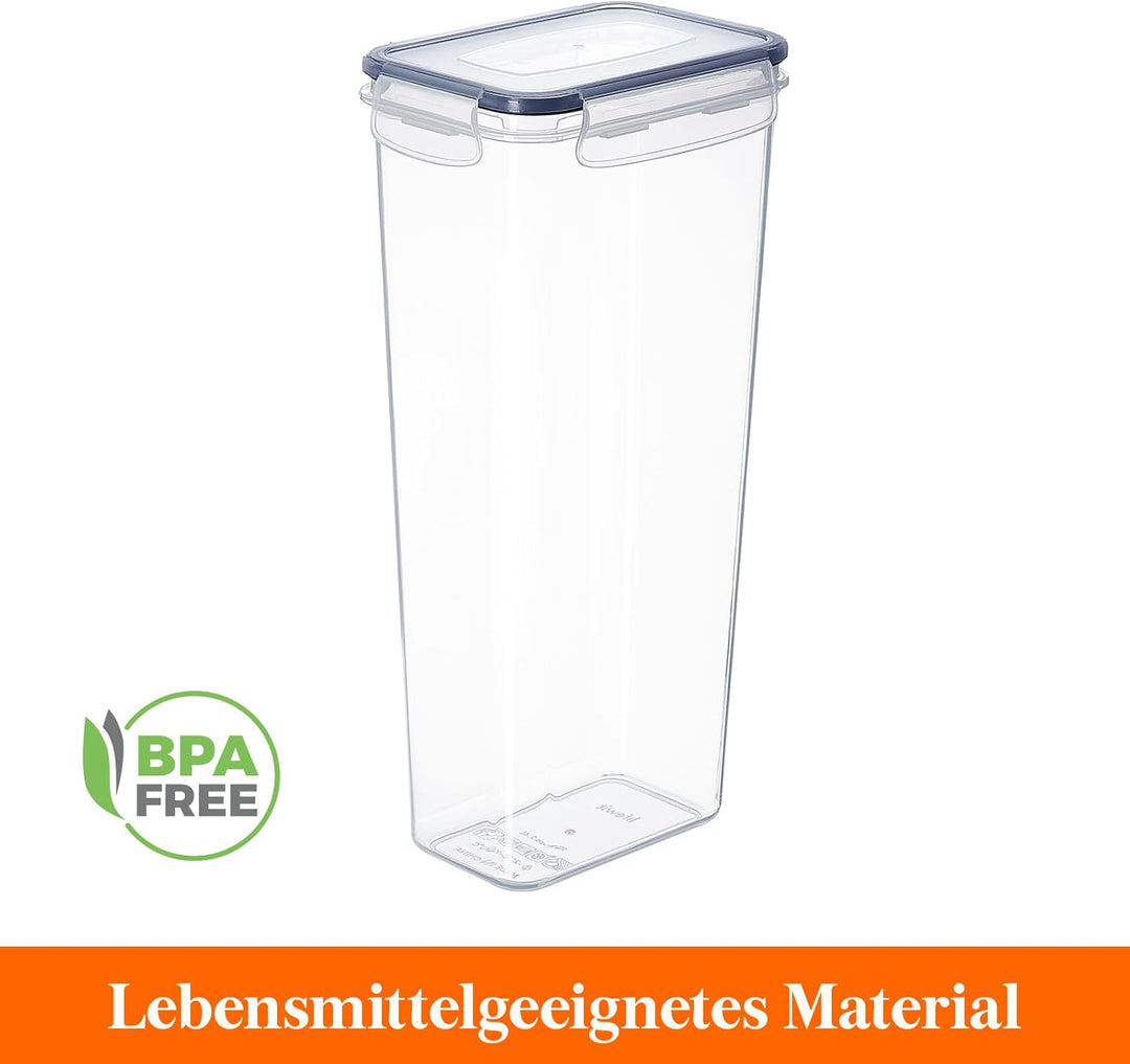 Lifewit Vorratsdosen 24 Set, luftdichte Vorratsbehälter mit Universaldeckel, Aufbewahrungsbox Küche