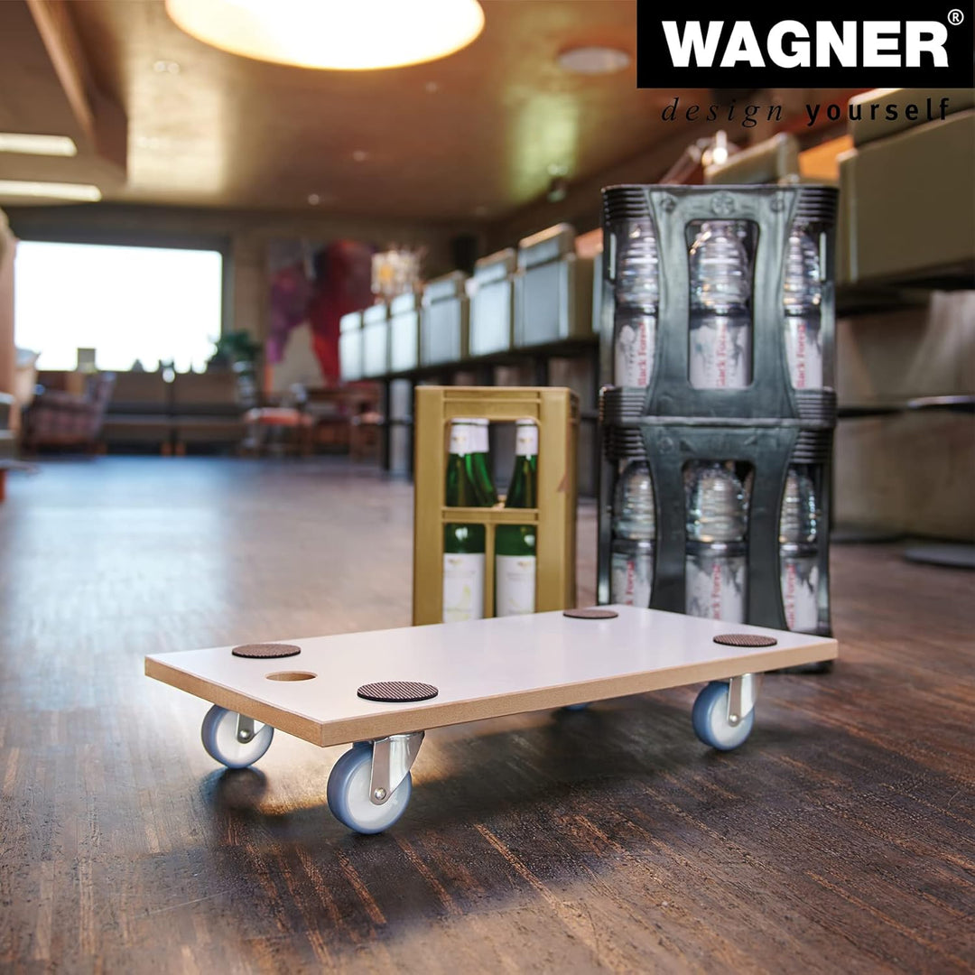 Wagner Transporthilfe MM 1318 I 57,5 x 30 x 10 cm - Tragkraft 200 kg - Spezialbeschichtung I für Sen