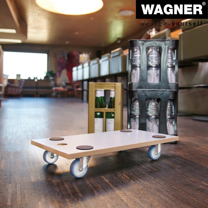 Wagner Transporthilfe MM 1318 I 57,5 x 30 x 10 cm - Tragkraft 200 kg - Spezialbeschichtung I für Sen