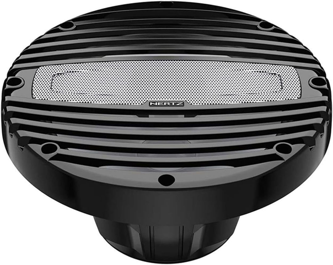 Hertz HMX 8-LD-TC | 20cm Hochleistungs Marine Koaxial Lautsprecher schwarz | RGB-LED