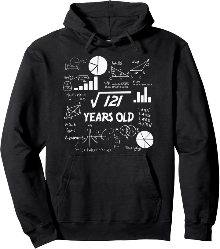 Quadratwurzel 121 = 11 Jahre Alt - Geburtstags Pullover Hoodie