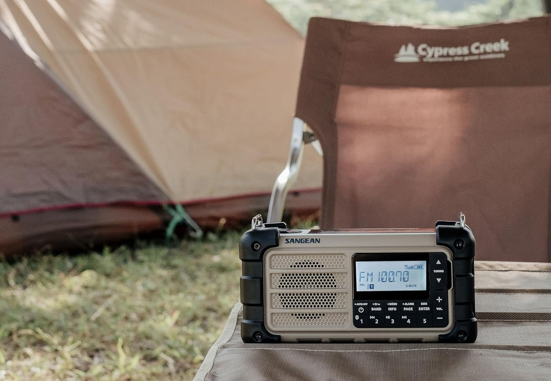 Sangean MMR-99 Outdoorradio UKW Notfallradio, Bluetooth® Solarpanel, spritzwassergeschützt, staubd