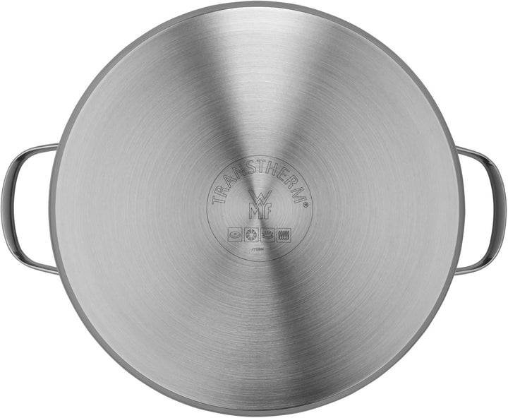 WMF Provence Plus Gemüse- Suppentopf Induktion 24cm, Glasdeckel, Kochtopf gross 8,8l, Cromargan Edel