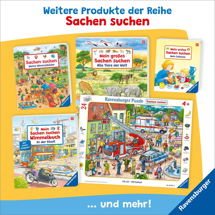 Mein grosser Sachen suchen Adventskalender, dekorativer Aufstellkalender ab 2 Jahren: Mit 24 Pappbil