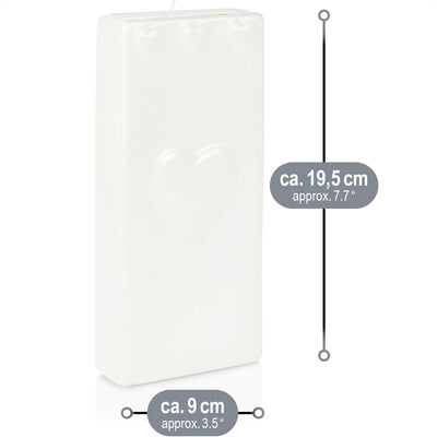 com-four® 3x Luftbefeuchter Heizung - Heizkörper Luftbefeuchter mit Herzmuster - Heizung Wasserverdu