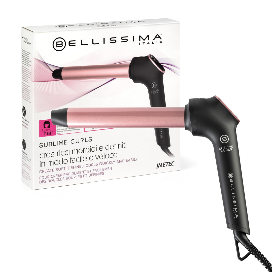Bellissima Sublime Curls, Lockenstab, 25 mm Durchmesser, Display, 3 Temperaturen, Diamant-Keramik-Be