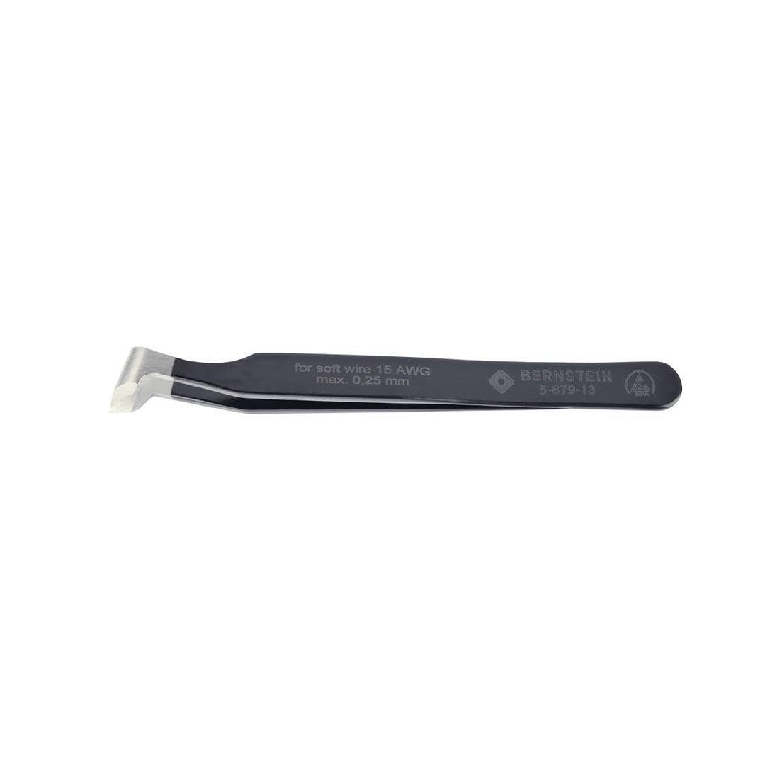 Bernstein 5-879-13 ESD Schneidpinzette 115 mm Form 15 AP Carbonstahl ableitfähig bündig