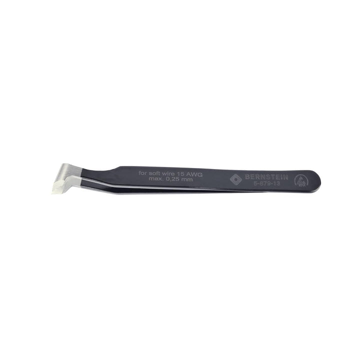 Bernstein 5-879-13 ESD Schneidpinzette 115 mm Form 15 AP Carbonstahl ableitfähig bündig