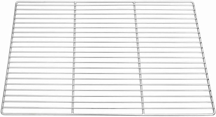 vidaXL Grillrost Silber 60 x 40 cm Edelstahl, Garten und Terrasse, Rechteckiges Edelstahl-Rost, mode