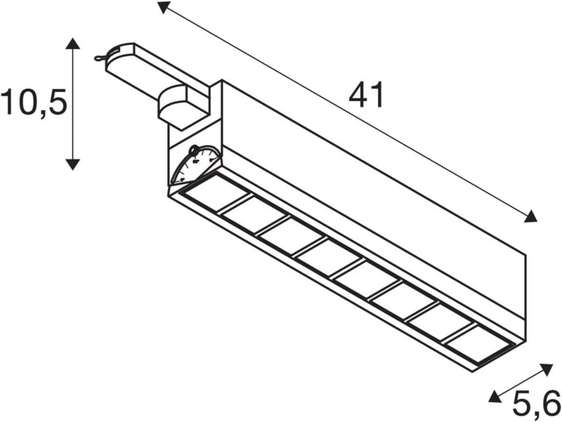 SLV SIGHT MOVE | LED 3-Phasen-Strahler, 3 Phasen System Leuchte, Spot, Decken-Strahler, Decken-Leuch