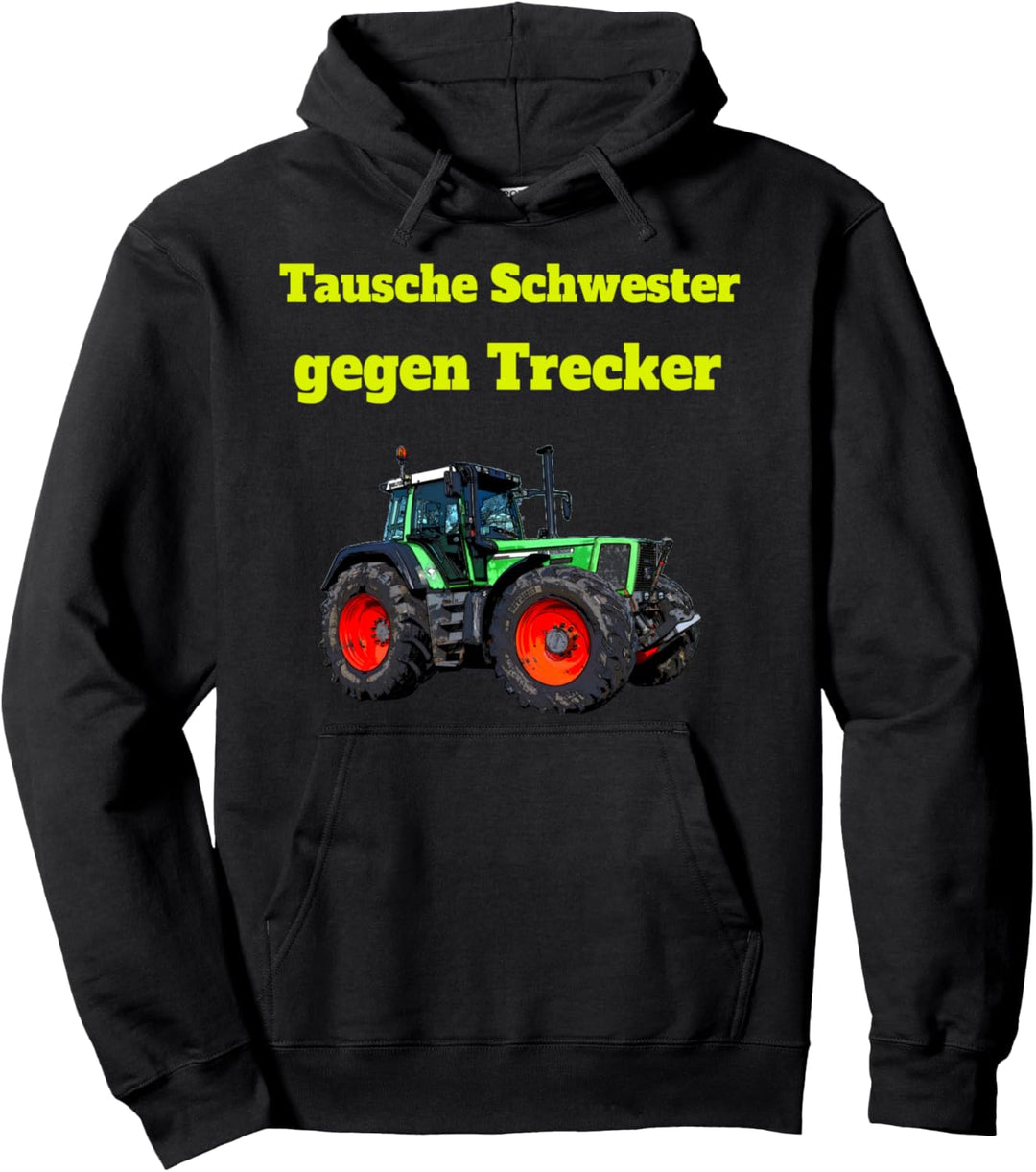 Traktor Trecker Landwirt Landwirtschaft Sohn Bruder Kind Pullover Hoodie