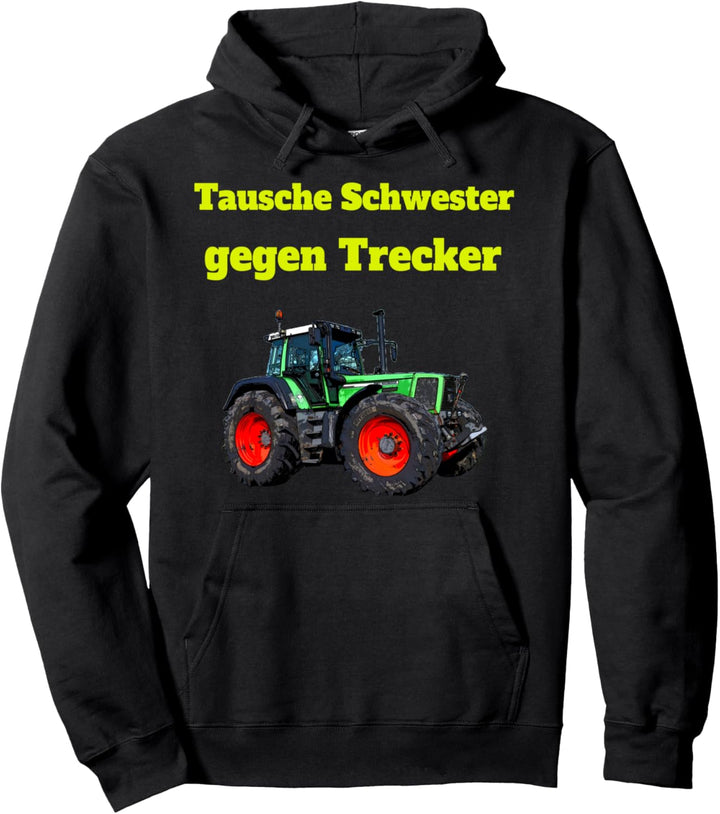 Traktor Trecker Landwirt Landwirtschaft Sohn Bruder Kind Pullover Hoodie