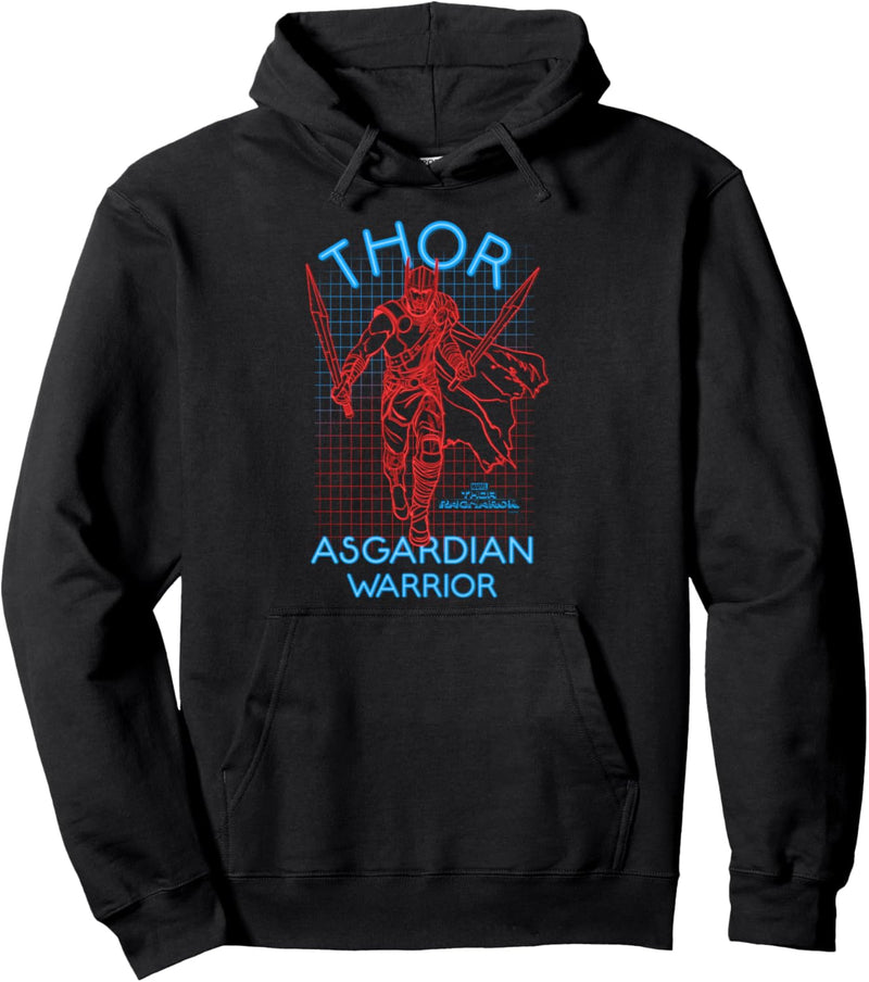 Marvel Thor: Ragnarok Asgardian Warrior Outline Grid Pullover Hoodie