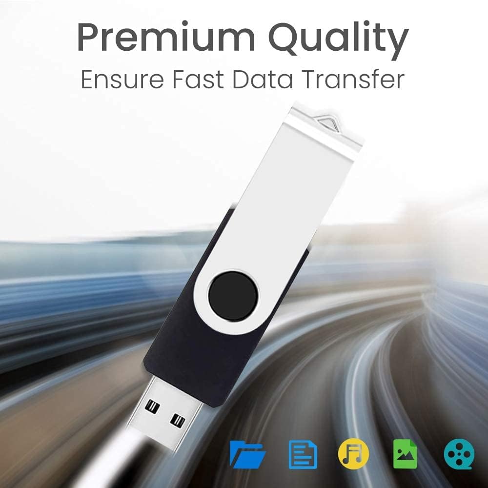 KOOTION USB-Sticks 8GB 20er Pack Memory Stick 20 Stück Set USB 2.0 Datenstick USB Flash Drives 8G Sp