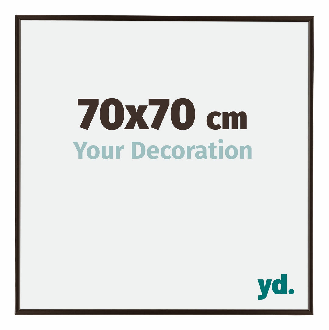 yd. Your Decoration - Bilderrahmen 70x70 cm - Bilderrahmen aus Kunststoff mit Acrylglas - Antireflex