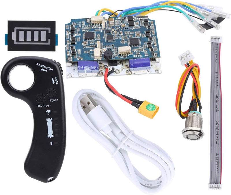 BuyWeek Elektrisches Skateboard Controller ESC Set, Fernbedienung Elektrisch Longboard Controller Si