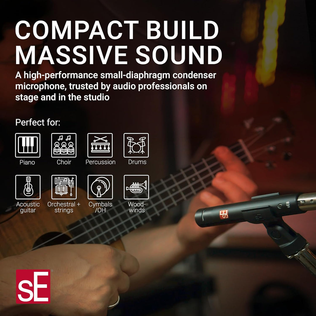SE ELECTRONICS SE8 Stereo Set Schwarz, Schwarz