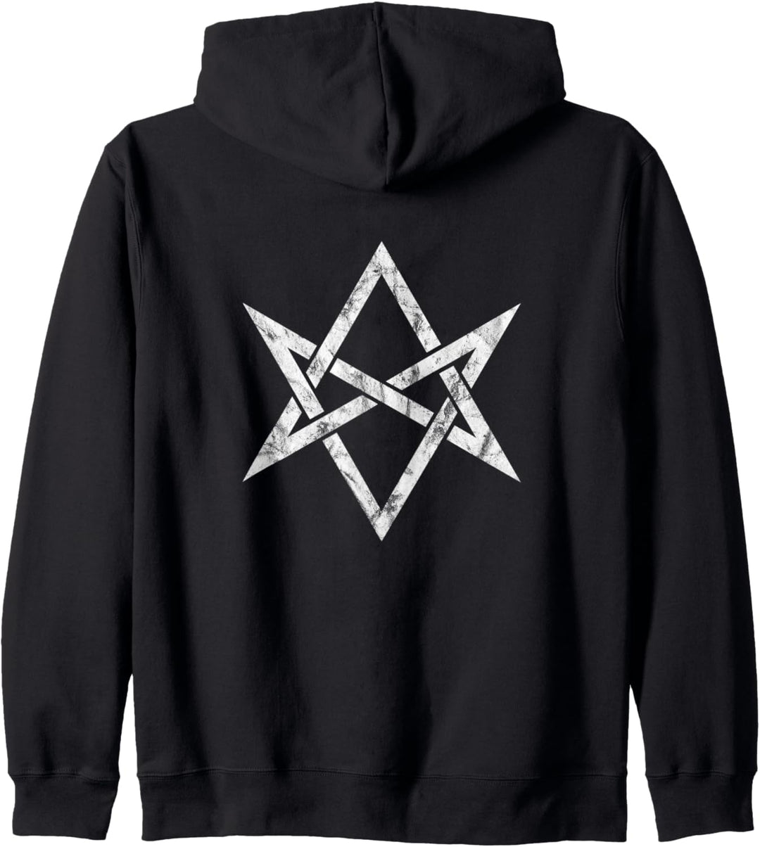 Unikursales Hexagramm Symbol Magie Mystik Okkult Kapuzenjacke
