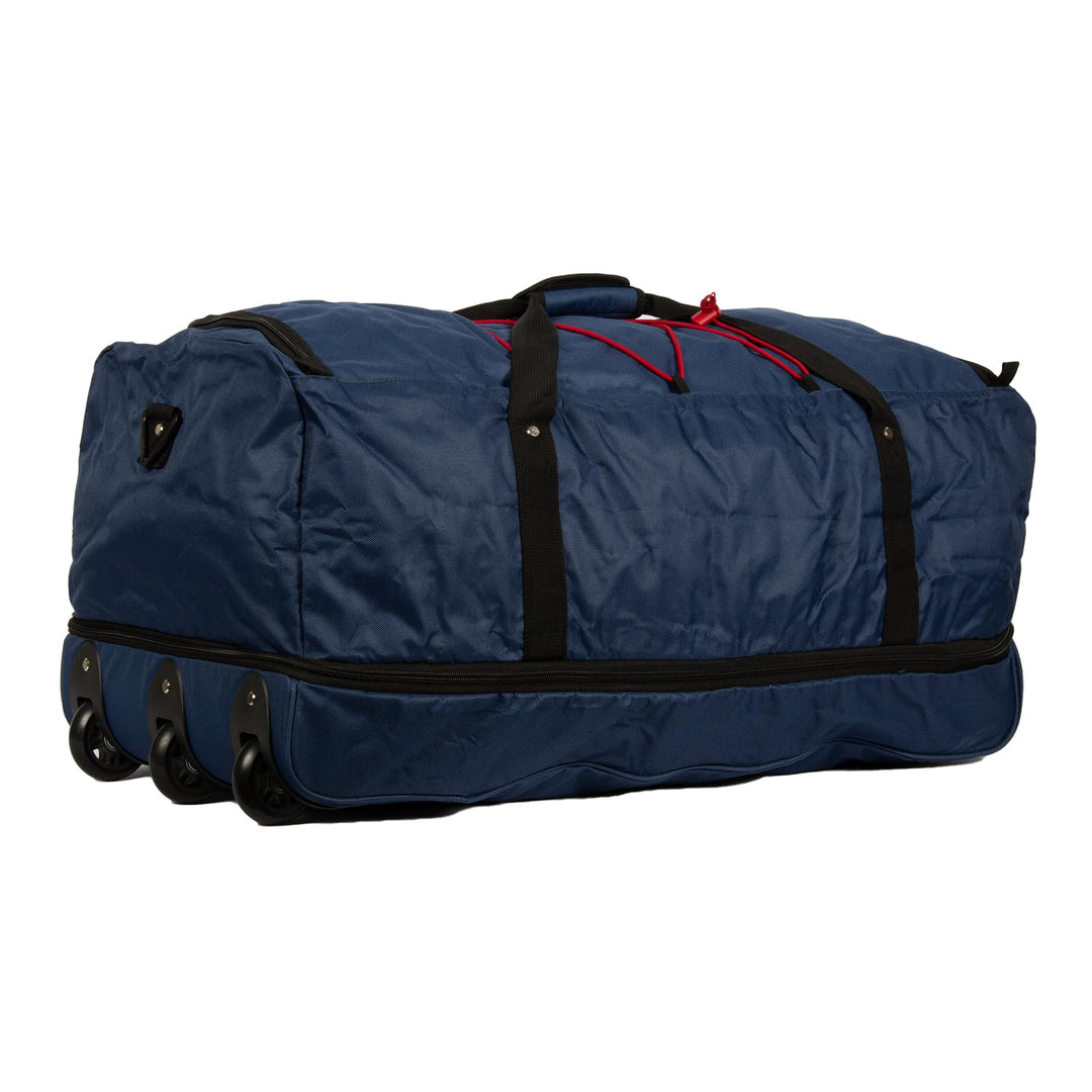 New Rebels Airmont Newark 130L Rollbarer Trolley Weekend Bag Blau, Blau