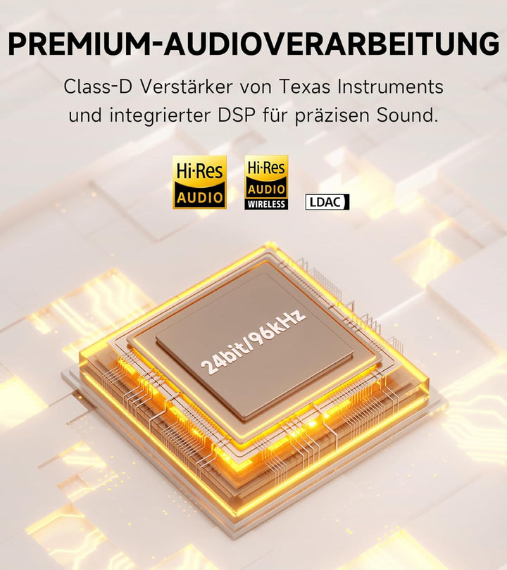 Edifier M60 Multimedia-Lautsprecher Bluetooth 5.3, 66W RMS, Hi-Res Audio & Hi-Res Wireless Audio, LD
