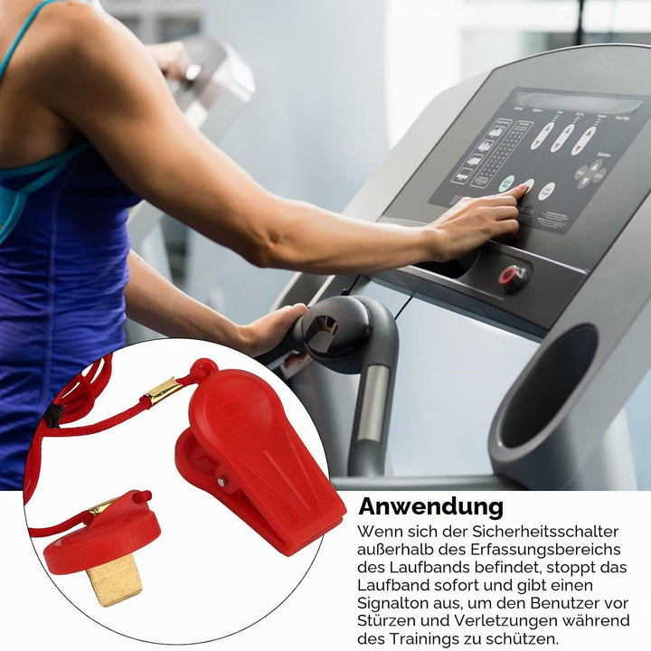 RiToEasysports 2PCS Laufband-Sicherheitsschlüssel, Laufband-Sicherheitsschalter mit Kreisförmigem Ei