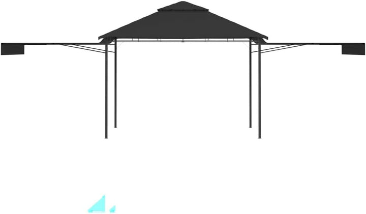 vidaXL Pavillon mit Doppelt Erweiterten Dächern Festzelt Partyzelt Gartenpavillon Gartenzelt Bierzel