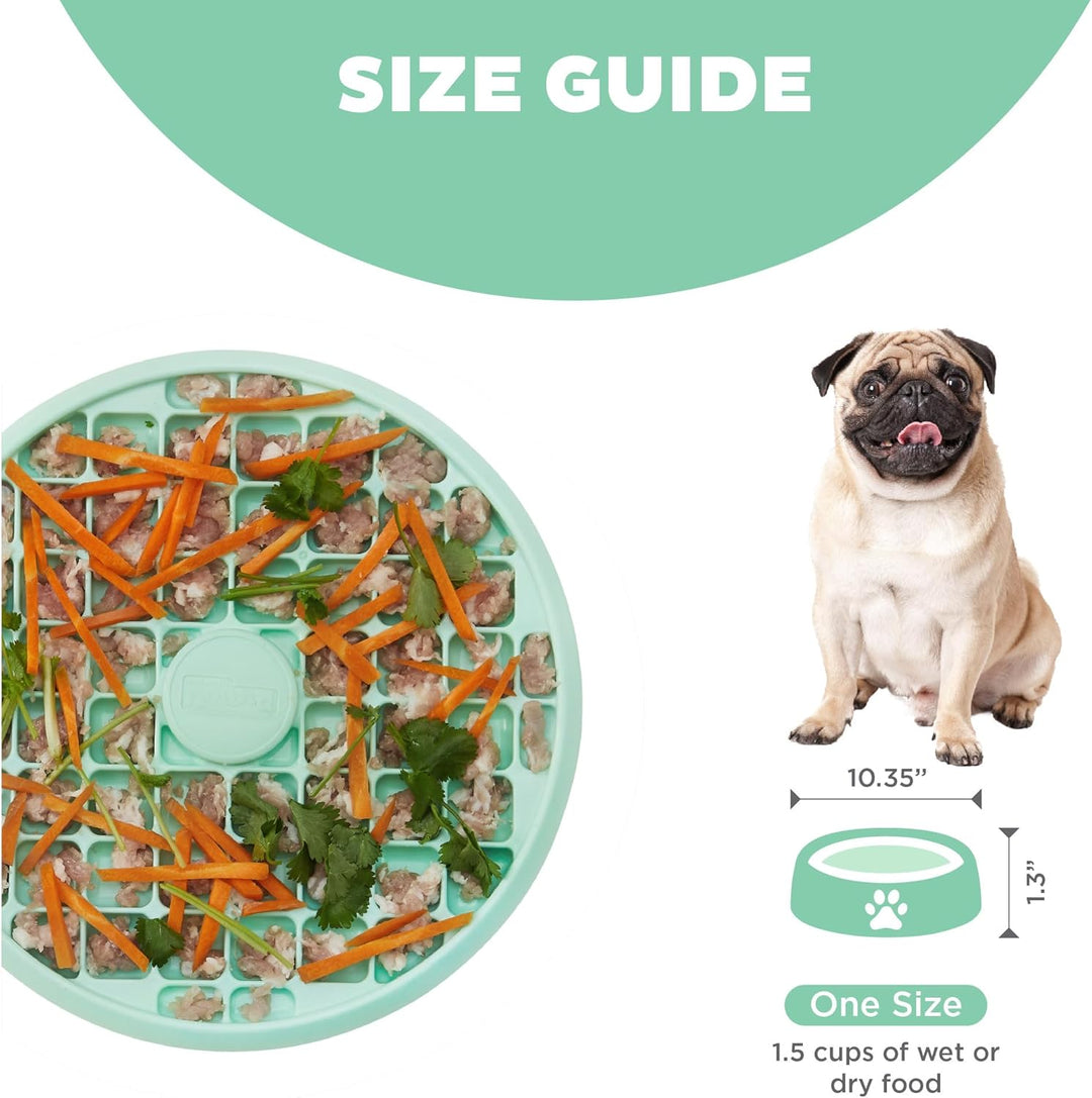 Outward Hound Fun Feeder Slo Tray Slow Feeder Hundenapf für Französische Bulldoggen und andere brach