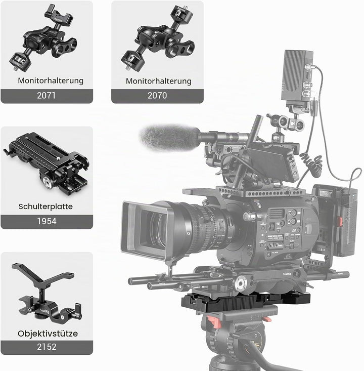 SMALLRIG Schnelle Veröffentlichung Stativadapterplatte für Sony VCT-14 - 2169